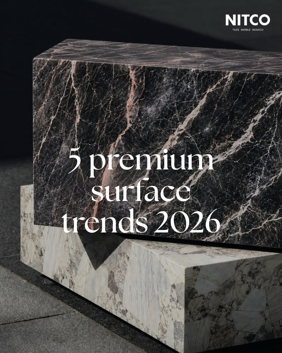 2026 is redefining premium interiors, where bold marble statements, seamless large-format surfaces, warm natural palette...